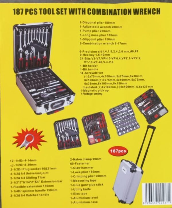 187 piece TOOLKIT