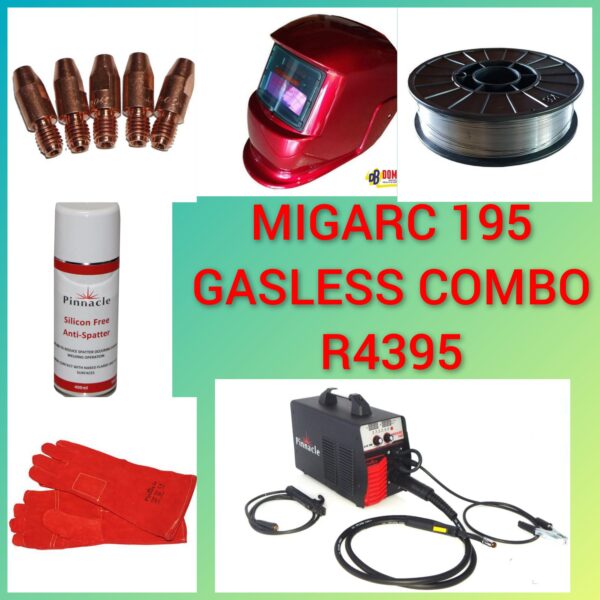 PINNACLE MIGARC 195 GASLESS COMBO