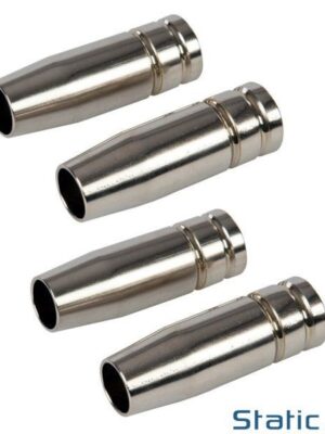 Conical shroud nozzles for MIG torch different sizes. pack of 5s